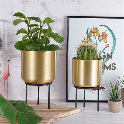 plant box metal|small metal plant pots.